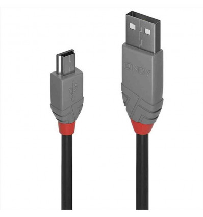 CAVO USB 2.0 TIPO A mini B NERO, 1M