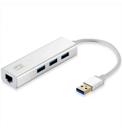 LEVELONE USB-0503 - ADATTATORE DI RETE USB GIGABIT+ HUB 3-PORTE USB 3.0