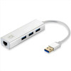 LEVELONE USB-0503 - ADATTATORE DI RETE USB GIGABIT+ HUB 3-PORTE USB 3.0