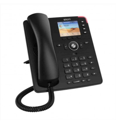 00004582 - Snom D713 Gigabit IP Phone Black, Color Display