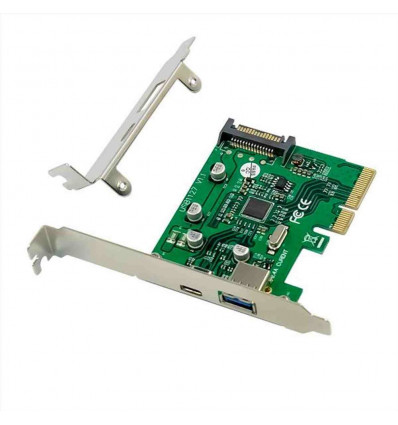 SCHEDA PCI EXPRESS USB 3.2 Gen 2, 1 porta USB-C + 1 porta USB-A