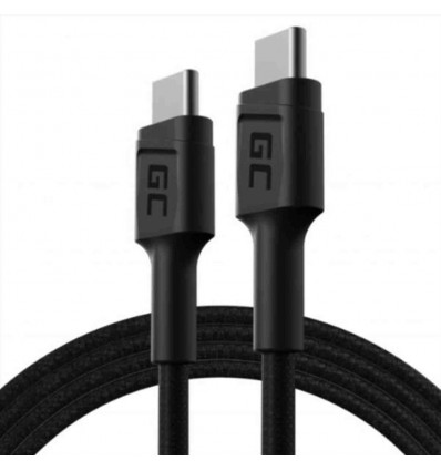 Cavo Green Cell GC PowerStream USB-C - USB-C 120 cm, ricarica rapida Power Delivery (60 W), Ultra Charge, QC 3.0