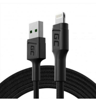 Green Cell GC PowerStream USB-A - Lightning 120cm cable for iPhone, iPad, iPod, fast charging