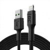 Green Cell GC PowerStream USB-A - Lightning 120cm cable for iPhone, iPad, iPod, fast charging