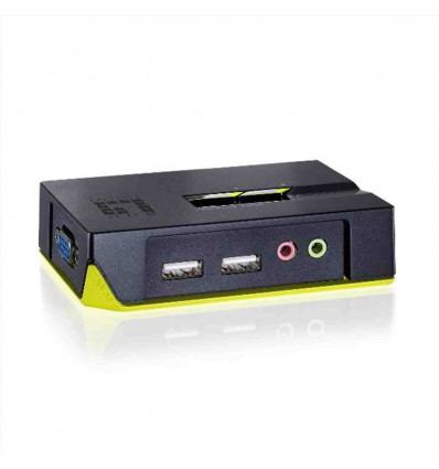 LEVELONE KVM-0221 - KVM SWITCH 2-PORTE USB VGA con supporto Audio