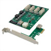 RISER CARD da PCIE X1 a 4 Slot PCIE X1 Gen2