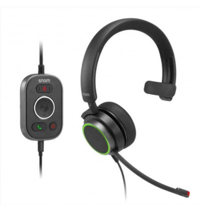 00004597 - SNOM Cuffie monoauricolare A330M USB-A e jack 3.5mm