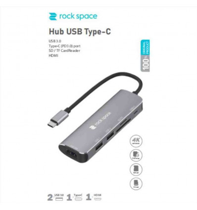 Rock - HUB USB-C Multifunzione
