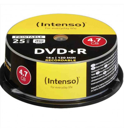 DVD-R 4.7 GB - 16X - SPINDLE 25 PZ.
