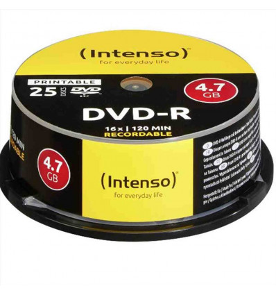DVD-R 4.7 GB - 16X - SPINDLE 25 PZ.