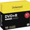 DVD+R 4.7 GB - 16X - PRINTABLE - SLIM CASE 10PZ.