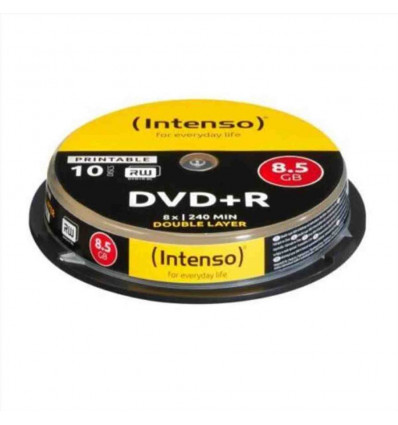 DVD+R DL 8.5 GB - 8X - PRINTABLE - SPINDLE 10 PZ.