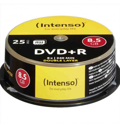 DVD+R DL 8.5 GB - 8X - SPINDLE 25 PZ.