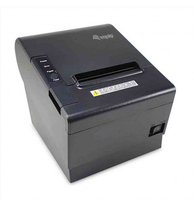 EQUIP - Stampante termica POS per ricevute da 80 mm con taglierina automatica, connessione USB Ethernet Seriale Cassetto