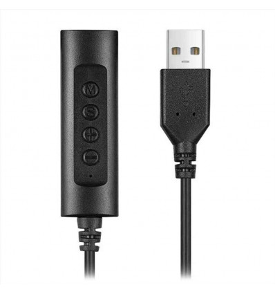 HHEADA-UA Adattatore USB per Cuffie con Microfono da Jack a USB-A