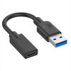 XADU3-UCF01 Adattatore USB A 3.0 M to USB-C F 10 cm USB
