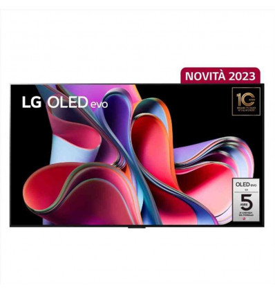 OLED evo GALLERY, Serie G3, 4K, a9 Gen6, Brightness Booster Max, 60W, 4 HDMI con VRR, G-Sync, Wi-Fi 6, Smart TV WebOS 23