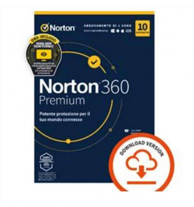 NORTON360 PREM2023-10D 12M 75GB-ESD