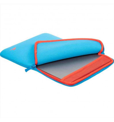 Custodia Antishock per MacBook 13 Zip Verticale Blu
