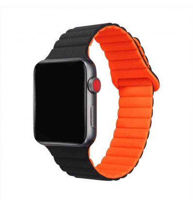 WATCHBAND 42 44 45MM MAG BK OR