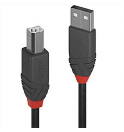 Cavo USB 2.0 Tipo A a B Anthra Line, 5m