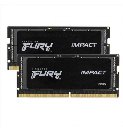 32GB 6000MT s DDR5 CL38 SODIMM (Kit of 2) FURY Impact XMP
