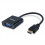 EQUIP - ADATTATORE da HDMI a VGA (HD15) M F con Audio Extra USB Power Cable