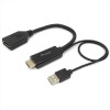 EQUIP - ADATTATORE da HDMI a DisplayPort M F 4K 60Hz + USB-A M (alimentazione)
