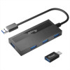 EQUIP - HUB USB 3.2 Gen 1 4-PORTE con adattatore USB-C