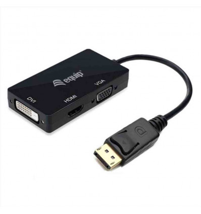 EQUIP - ADATTATORE da DisplayPort a VGA HDMI DVI