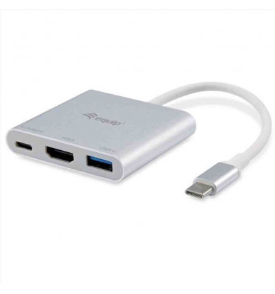 EQUIP - ADATTATORE da USB-C a HDMI USB-A USB PD 60W