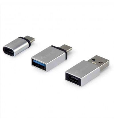 EQUIP - ADATTATORI USB-C OTG, 3-Pack (CM AM + CM MicroF + AM CF)