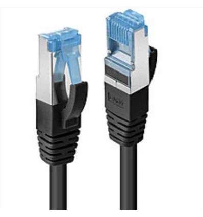 Cavo di Rete Cat.6A S FTP LSZH Nero, 1m