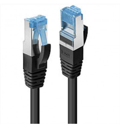 Cavo di Rete Cat.6A S FTP LSZH Nero, 2m