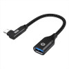 ADATTATORE USB 3.2 Gen 2 angolato 90° per USB-A OTG