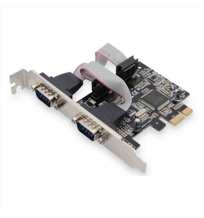 Serielle I O RS232 PCIexpress Add-On Karte a 2 porte, incluso profilo basso, chipatz:ASIX99100