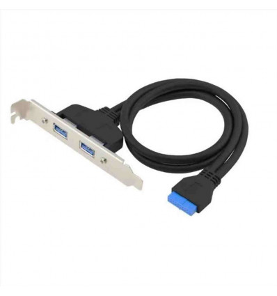 ADATTATORE da 19 pin femmina a doppio USB-A femmina USB 3.0, USB 3.2 Gen 1 5Gbit s