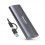 HXDM2-10GY Box alluminio M.2 NVMe USB 3.2 gen2 10Gbps Interfaccia USB-C+USB-A