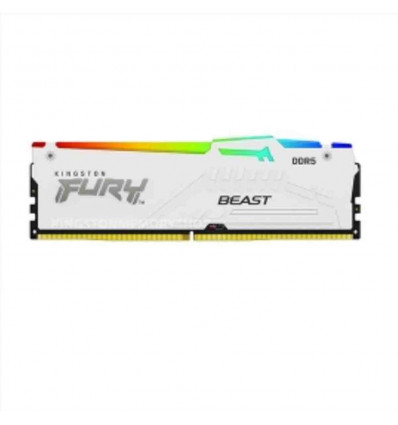 16GB 5200MT s DDR5 CL40 DIMM FURY Beast White RGB XMP
