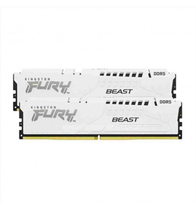 32GB (2x16GB) DDR5 5200MT s CL40 FURY Beast White XMP