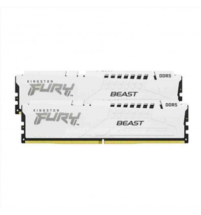 64GB (2x32GB) DDR5 5200MT s CL40 FURY Beast White XMP