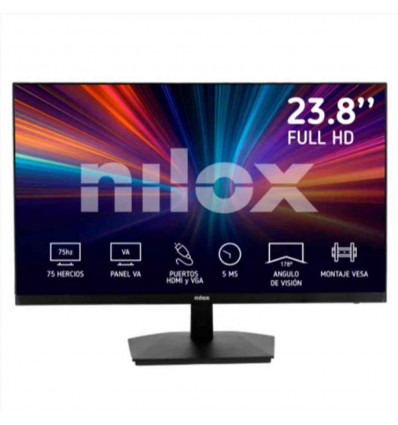 Monitor da 24", Full HD, VA, HDMI e VGA, 5 ms