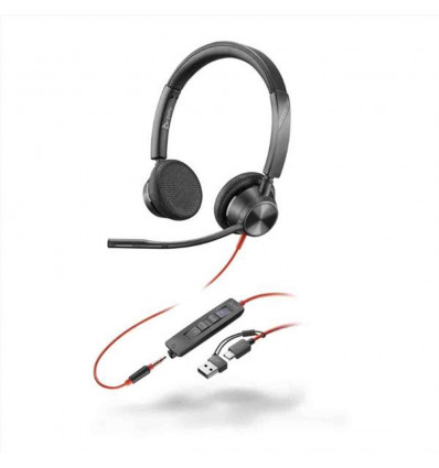 Poly Blackwire 3325 USB-C A + AUX 3,5 mm MS