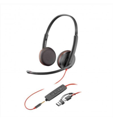 Poly Blackwire 3225 USB-C A + AUX 3,5 mm