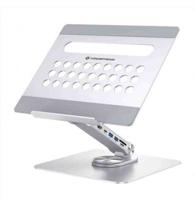 SUPPORTO PER NOTEBOOK con docking station 7 in 1