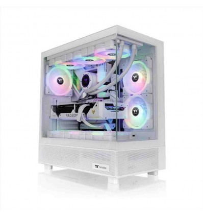 View 270 TG ARGB Snow Mid Tower Chassis
