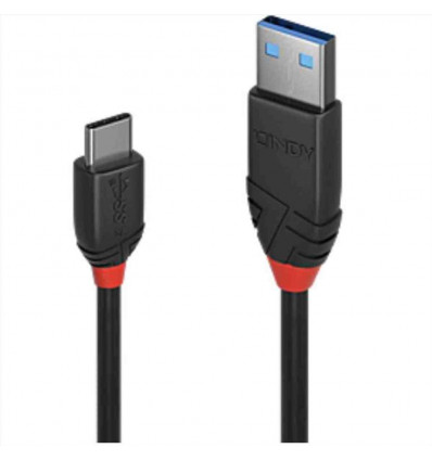 Cavo USB 3.2 Tipo A a C, 10Gbit/s, Black Line, 1m
