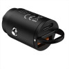 BLCC30WUSBUSBC - Black Label Mini USB-A + USB-C Car Charger 30W