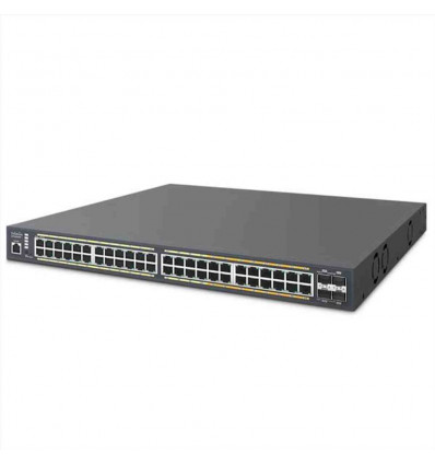 ECS2552FP - Cloud Managed Switch 32-port GbE + 16-port Multi-GbE PoE.af/at(+) 740W 4xSFP L2 19i