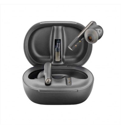 Cuffie Poly Voyager Free 60+M UC + Adattatore BT700 USB-C + Custodia per ricarica con touchscreen